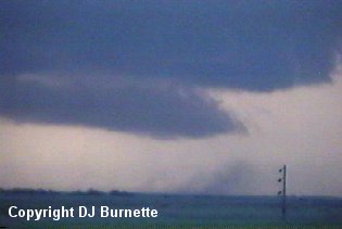 Wall Cloud with Downburst