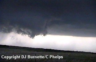 Wall Cloud with Funnel Cloud
