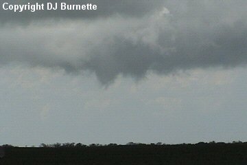 Funnel Cloud Dissipates