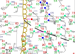 17Z Surface Map