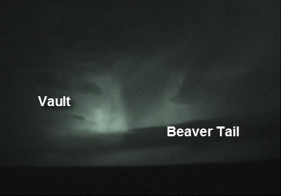Tornadic Supercell with Beaver Tail