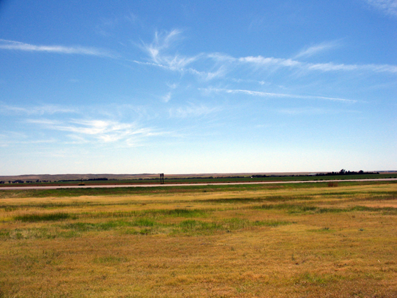 Land around the former site of Fort Wallce, Kansas